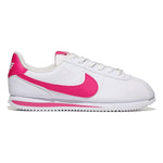 Nike Boy's Cortez Basic (Big Kid) White/Pink Prime 7 Big Kid M