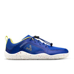 Vivobarefoot Primus Trail II FG, Kids Vegan Off-Road Shoe with Barefoot Sole Amparo Blue