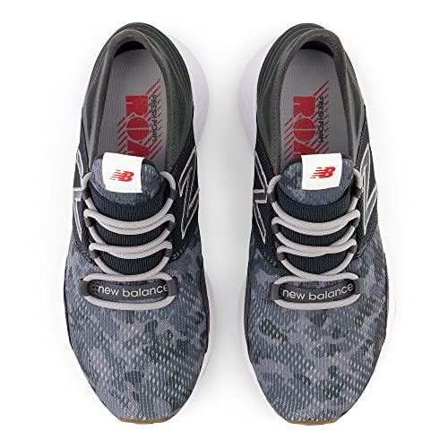 New Balance Women's Fresh Foam Roav V1 Running Shoe, Blacktop/Black, 8