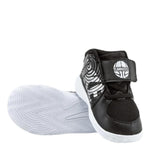 Nike Baby Boys Team Hustle D 9 (TD) Sneaker, Black/Metallic Silver-Wolf Grey, 2 Infant