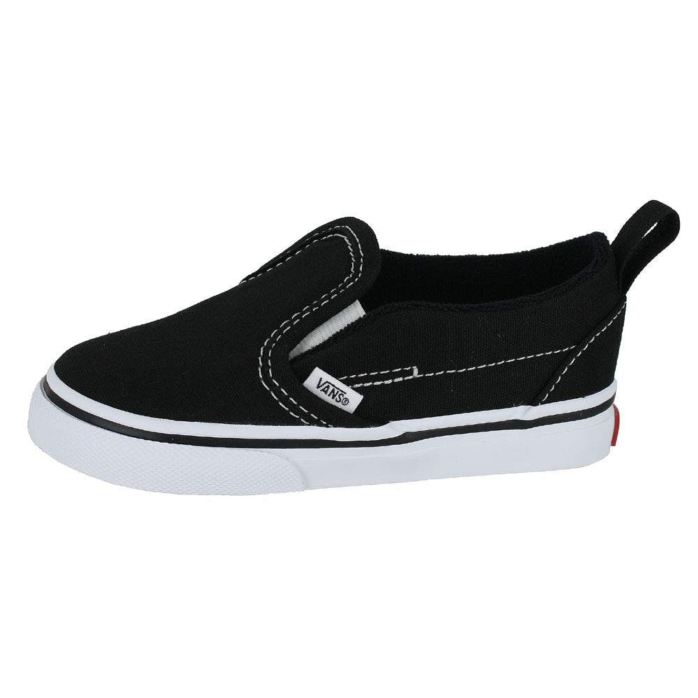 Vans Toddler T Slip ON V Black White Size 8