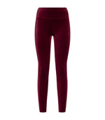 SPANX Velvet Leggings Rich Burgundy SM 27