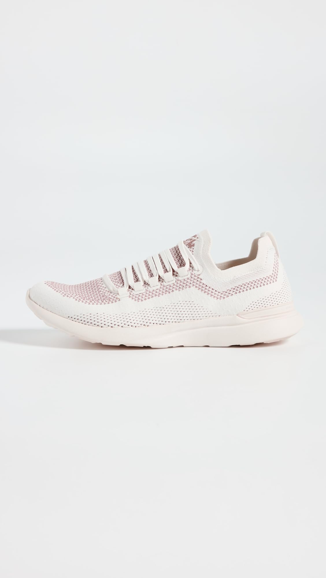 APL Women's Techloom Breeze Sneakers, Ivory/Almond, Pink, White, 9 Medium US