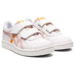 ASICS Girl's Japan S PS (Toddler/Little Kid) White/Ginger Peach 10 Toddler M