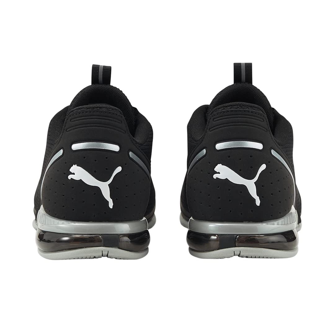 PUMA Cell Divide Running Shoe Men's Running 14 Black-metallic Silver