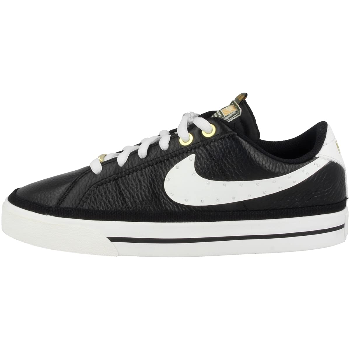 Nike Women's Serena Williams Court Legacy Tennis Sneaker, Black/Summit White, 7.5 US