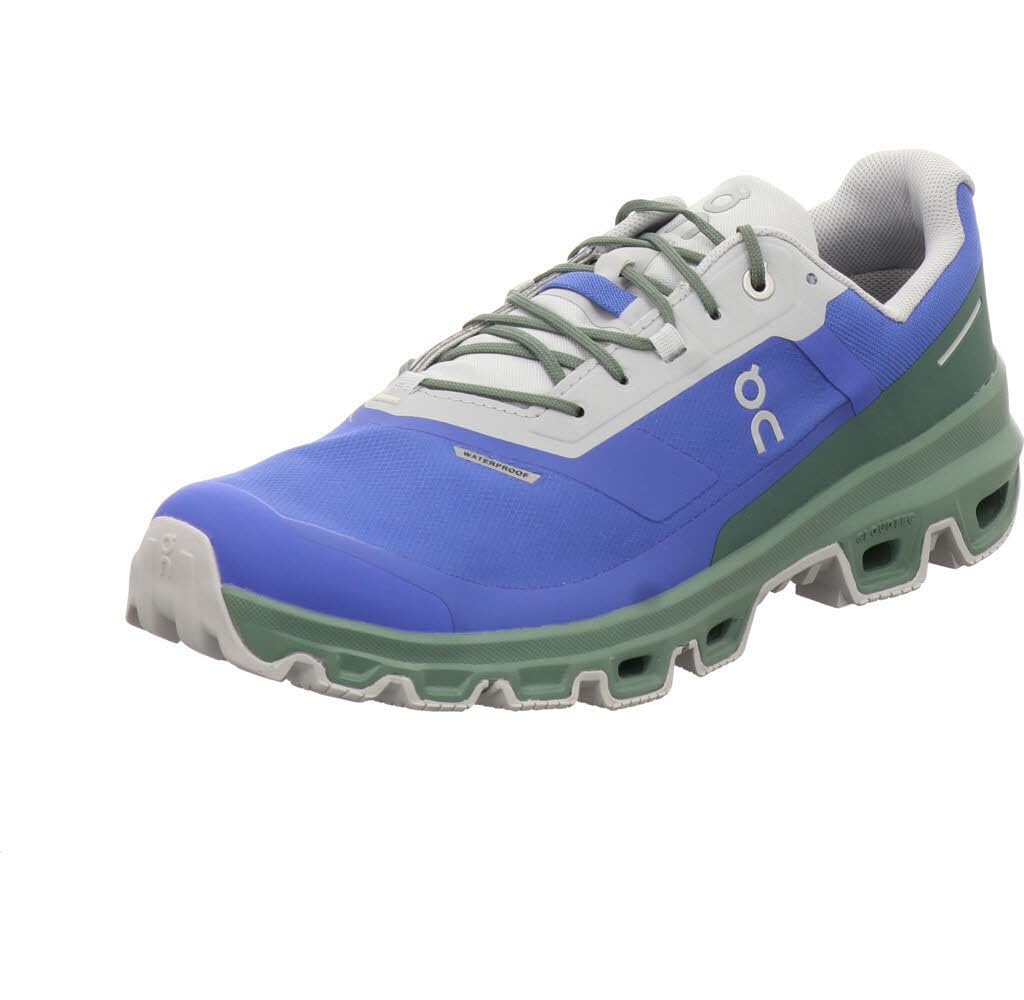 On, Cloudventure Waterproof Trail Running Shoes, Men's, Cobalt | Ivy, 28.0 cm