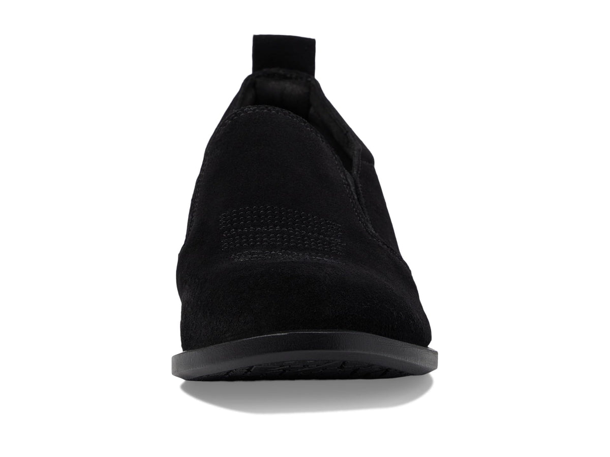 SAS Women's Saddle Slip On Loafer Black Suede 10.5 Medium