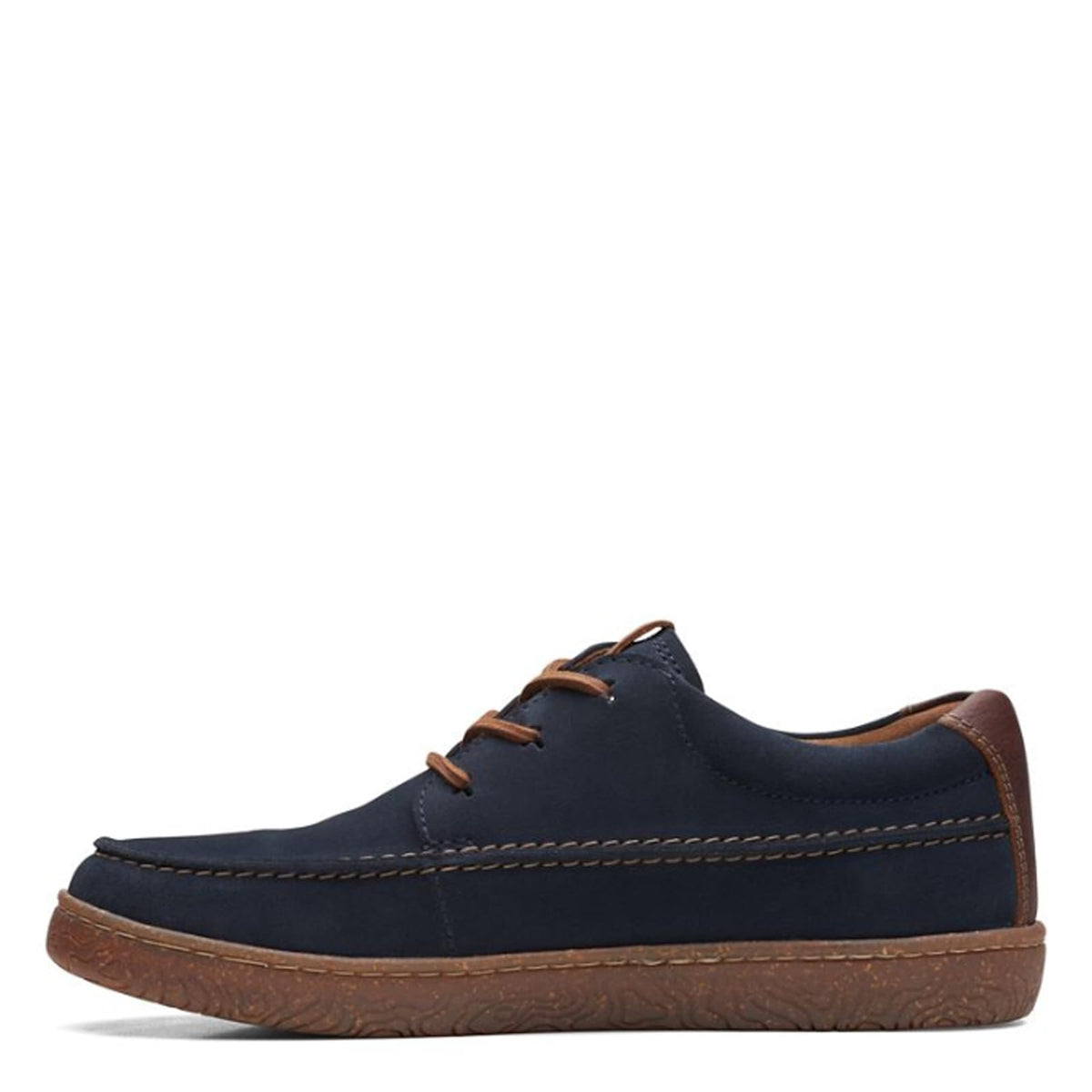 Clarks Men's Hodson Moc Oxford, Navy Suede, 9