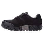 Propet Women's Matilda Strap Sneaker, Black/Grey, 06 B US