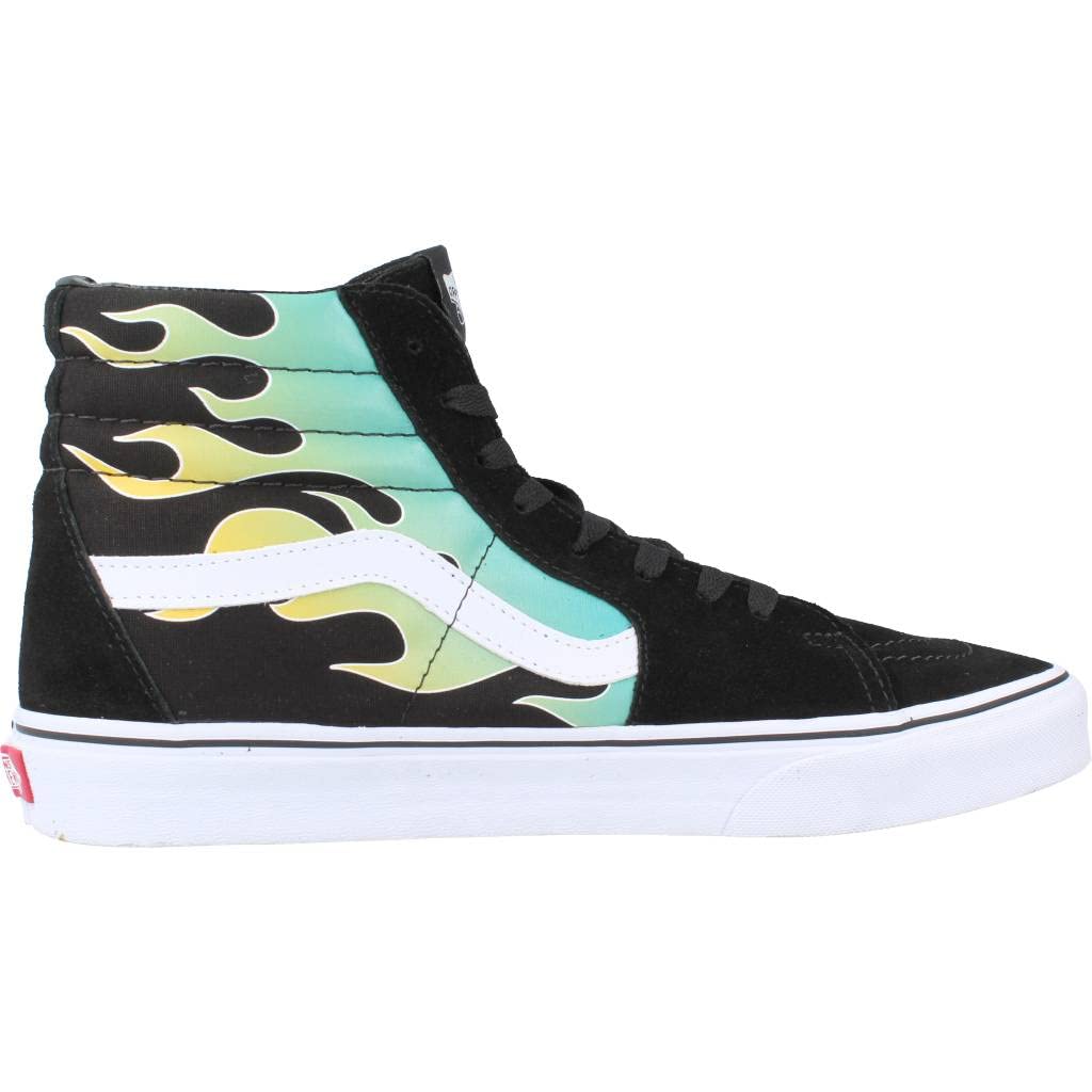 Vans Men's Modern, Glow Flame Black White, 10