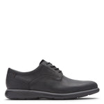 Rockport Men's Garett Plain Toe Oxford, Black, 12 Wide