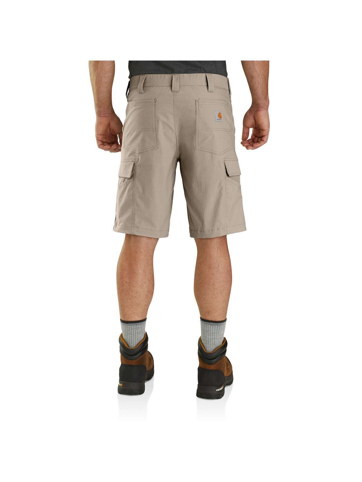 Carhartt Men's Force Relaxed Fit Lightweight Ripstop Work Short, Tan, 28