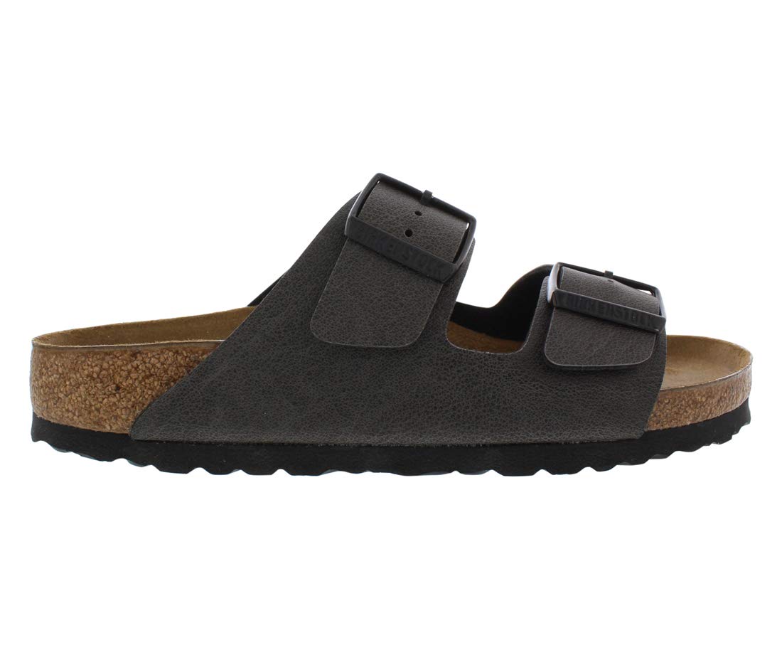 Birkenstock Women's, Arizona Birkoflor Slide Sandal - Narrow Width Anthracite