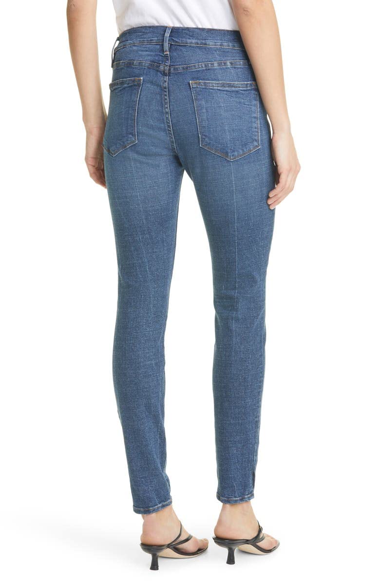 FRAME Women's Le High Skinny Jeans, Clade, 26