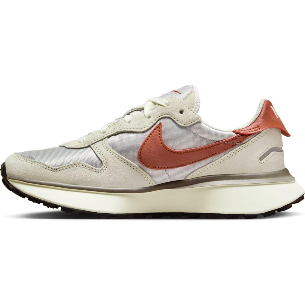 Nike Phoenix Waffle Women's Shoes (FD2196-001, Light Bone/Light Smoke Grey/Light Iron Ore) Size 7