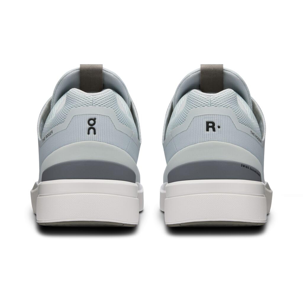On Men's The Roger Spin Sneakers, Glacier/Asphalt, Blue, 11.5 Medium US