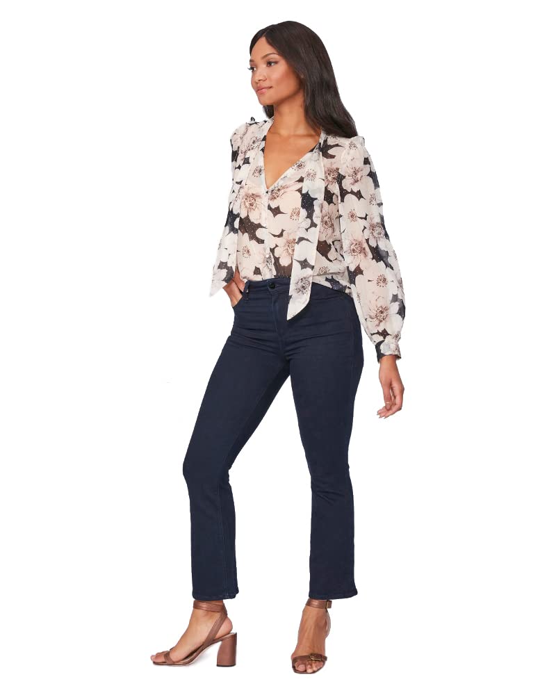 PAIGE Women's Claudine high Rise Ankle Flare in Denali, 30