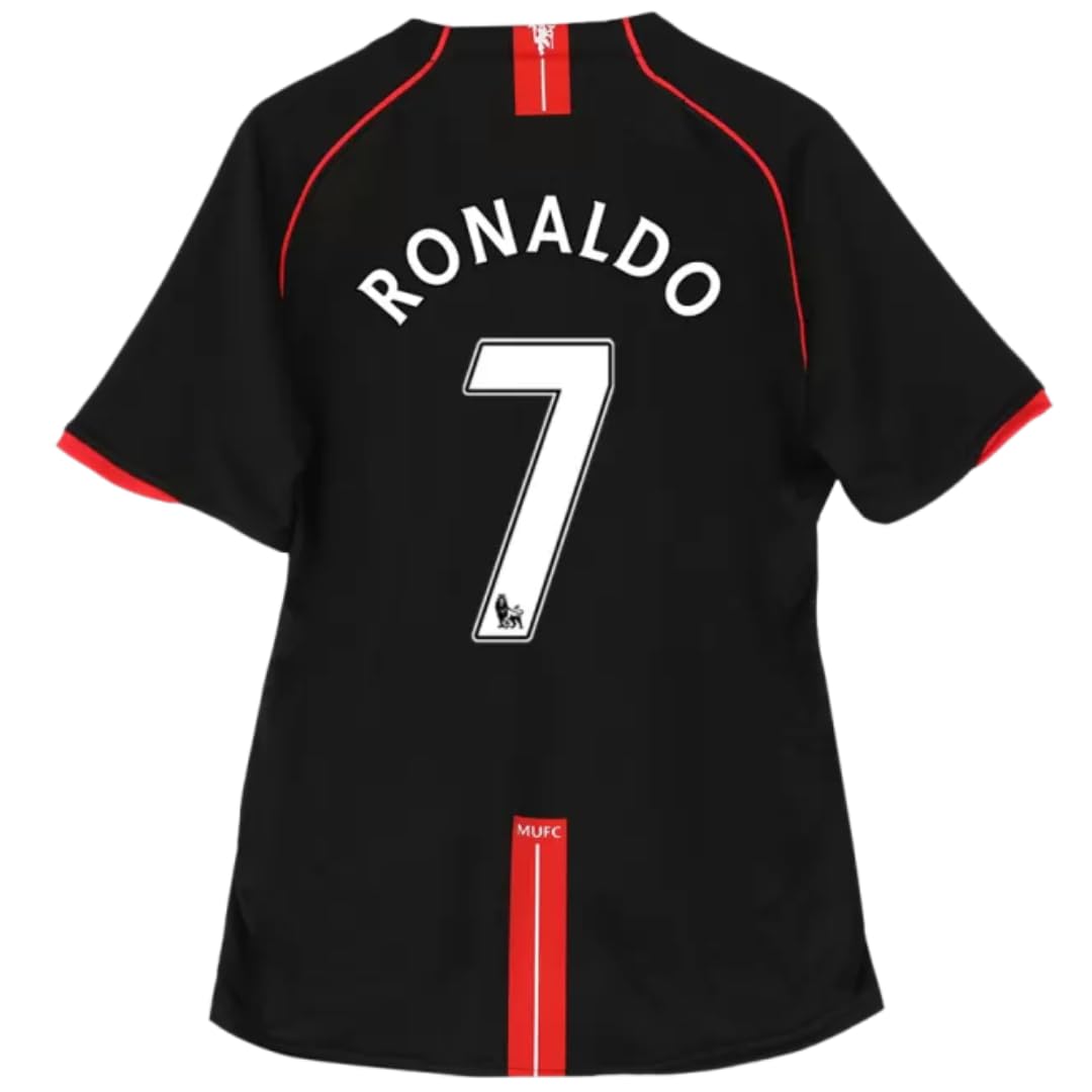 Ronaldo Black Short Sleeve 2008-2XL