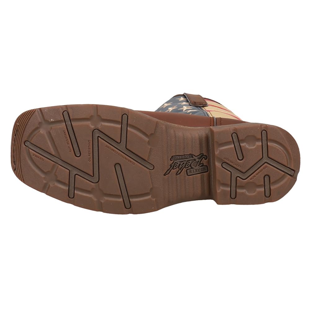 Durango Men's DB020 Western Boot, Dark Brown and Union Flag, 11.5 W US