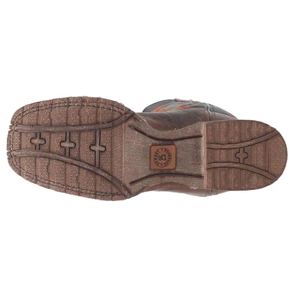 Laredo Mens Isaac Square Toe Casual Boots Mid Calf - Black, Brown - Size 10.5 D