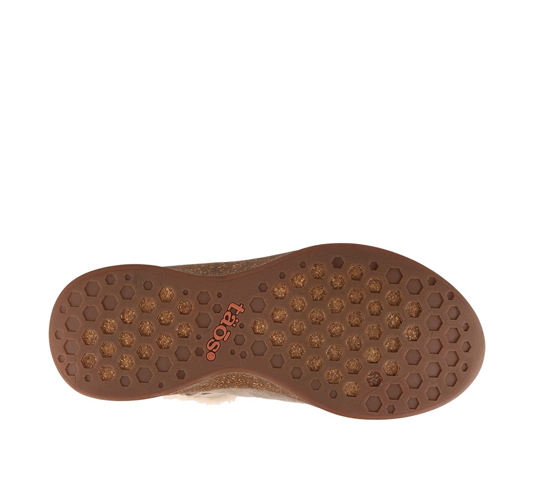 Taos Footwear Women's Future Casual Mid Top Boot Dark Taupe Suede 9 M US