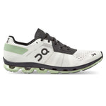 ON Men CLOUDFLASH 2 Sneakers, White/Black/Green Size 11.5