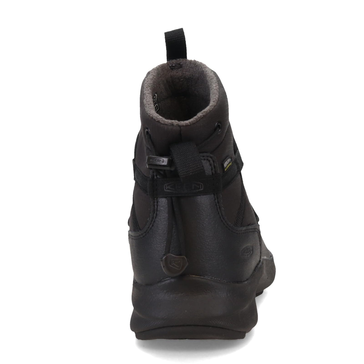 KEEN Men's Uneek SNK Waterproof Winter Chukka Boots, Triple Black/Black, 7.5