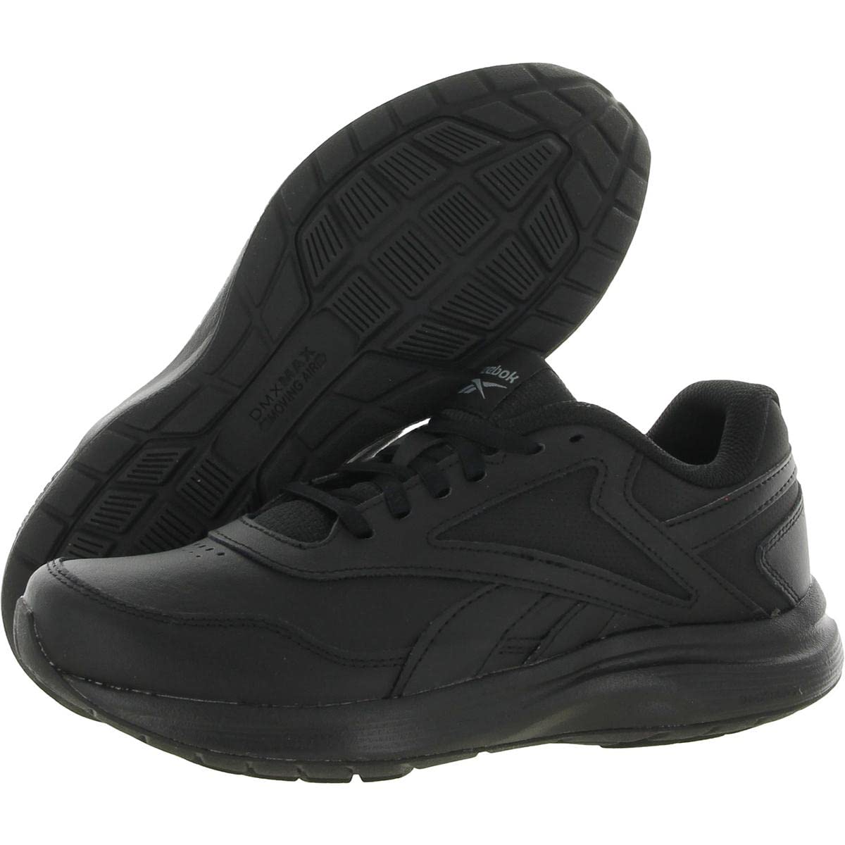 Reebok Women's Walk Ultra 7 DMX Max Shoe 8 Black/Cold Grey/Collegiate Royal