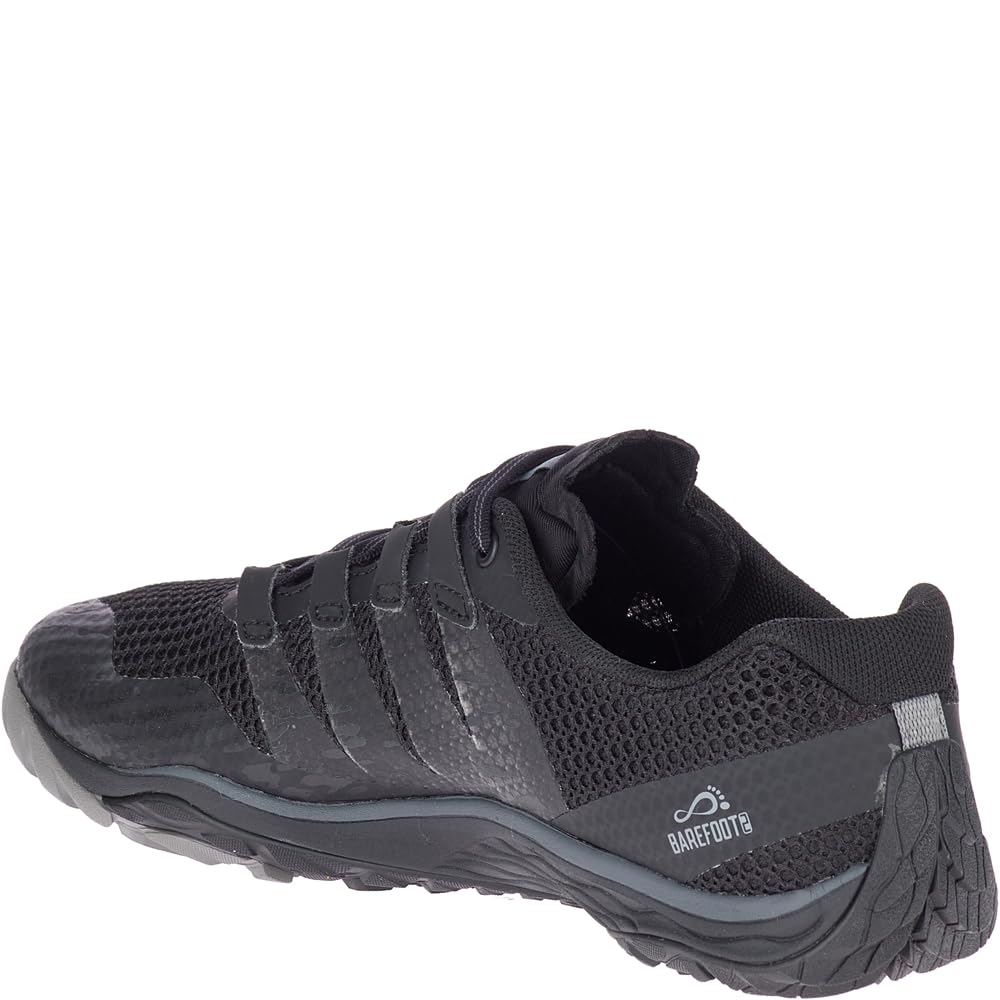Merrell Women's Trail Glove 5 Sneaker, Black/Black, 6