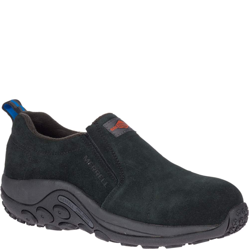 Merrell Men's Jungle Moc Alloy Toe, Black, 8