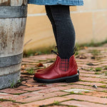 Blundstone 2192 (Toddler/Little Kid/Big Kid) Red/Burgundy Tartan AU 10 (11-11.5 US Toddler) M