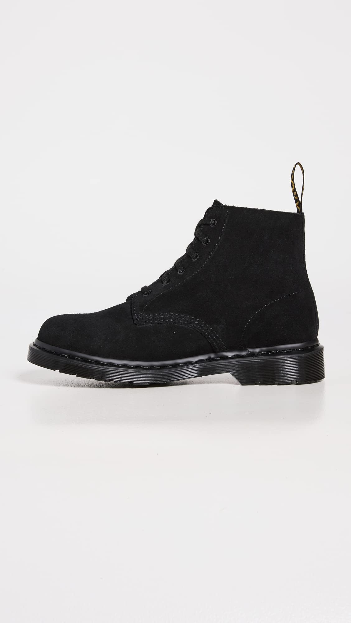 Dr. Martens Men's 101 Mono Boots, Black E.H Suede Mb, 8 Medium US