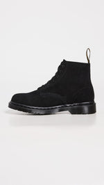 Dr. Martens Men's 101 Mono Boots, Black E.H Suede Mb, 8 Medium US