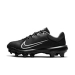 Nike Women's Hyperdiamond 4 Pro Molded Softball Cleats Black | Gray Size 6 Medium