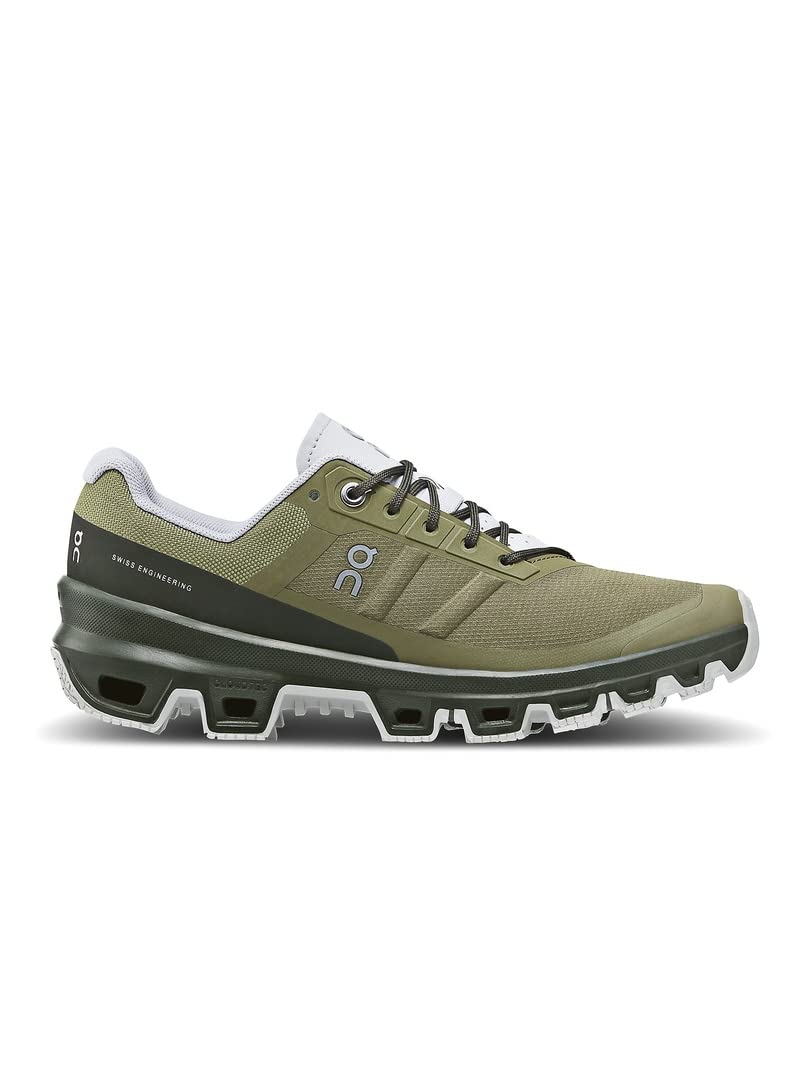 On Cloudventure Trail Running Shoes - Men's, Olive | Fir, 27.5 cm