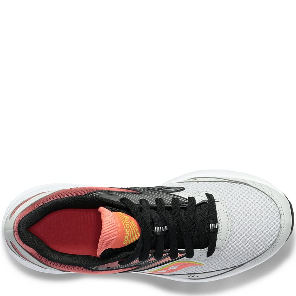 Saucony Women's Cohesion 15 Running Shoe, Fog/Sunstone, 12