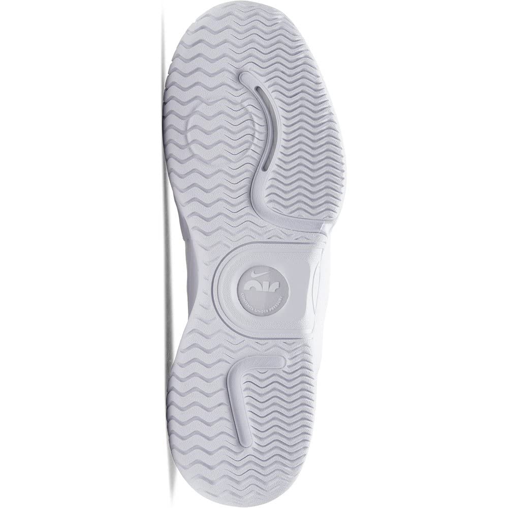 Nike Air Zoom GP Turbo HC Womens Tennis Shoes CK7580 Sneakers Trainers (UK 7 US 9.5 EU 41, White Metallic Silver 104)