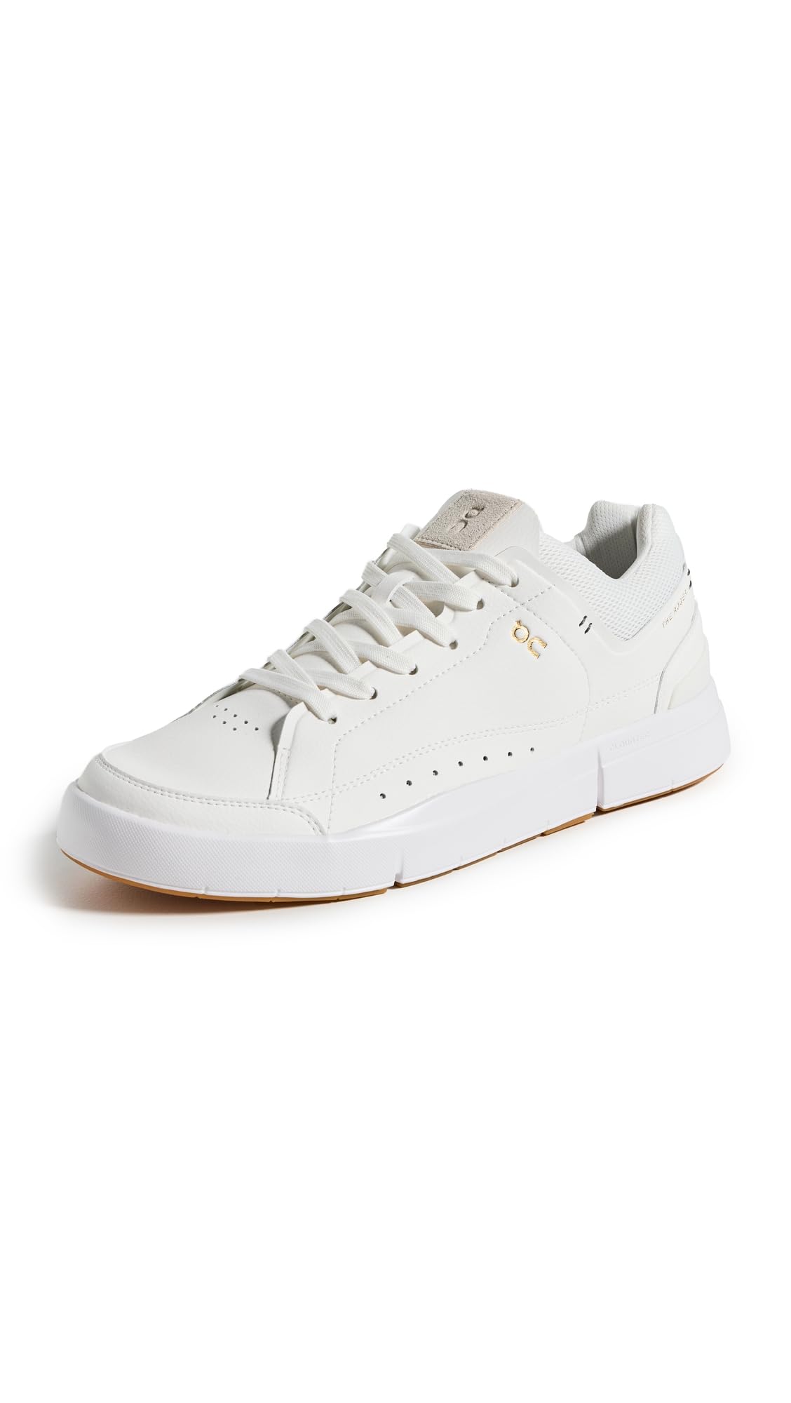 On Men's The Roger Centre Court Sneakers, White | Gum, 8 Medium US