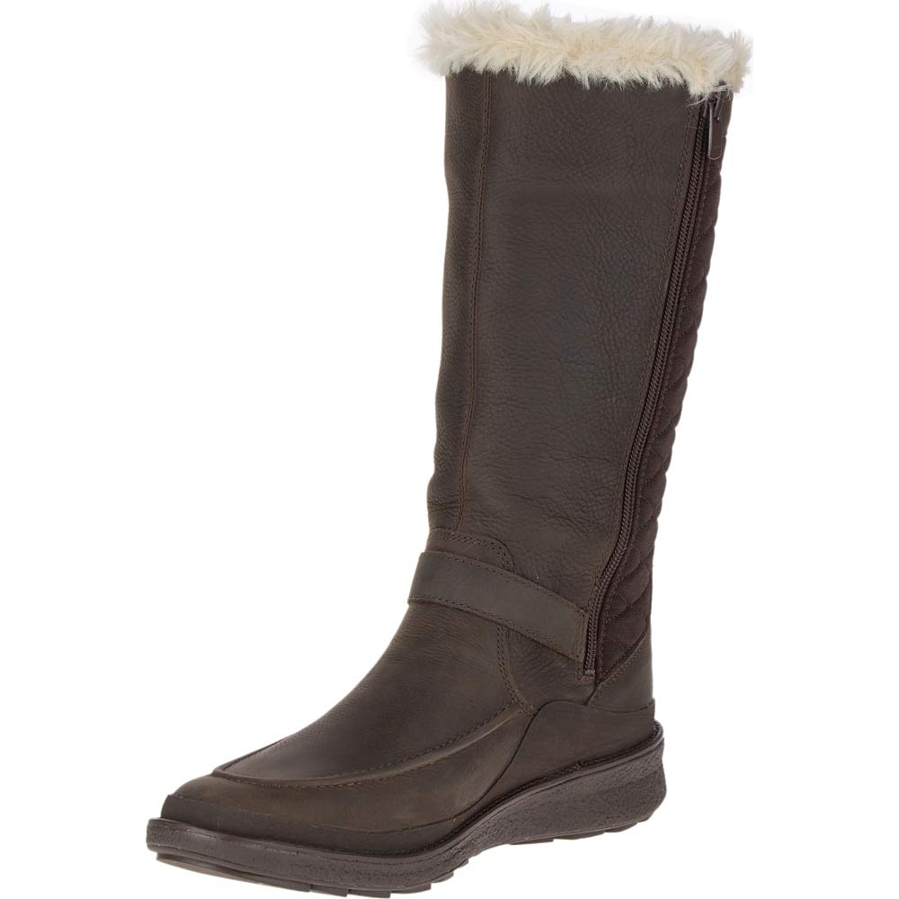 Merrell Tremblant Ezra Tall Polar Waterproof Women 8.5 Espresso