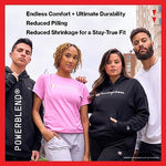 Champion Mens Joggers, Powerblend, Fleece For (Reg. Or Big & Tall) Athletic-sweatpants, Navy Script, Small US