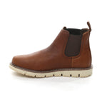 DEWALT Flex Albany 6" Men's Leather, Soft Toe, Non-Metallic, Water Resistant, Chelsea Work Boot, Nature, 13 Wide