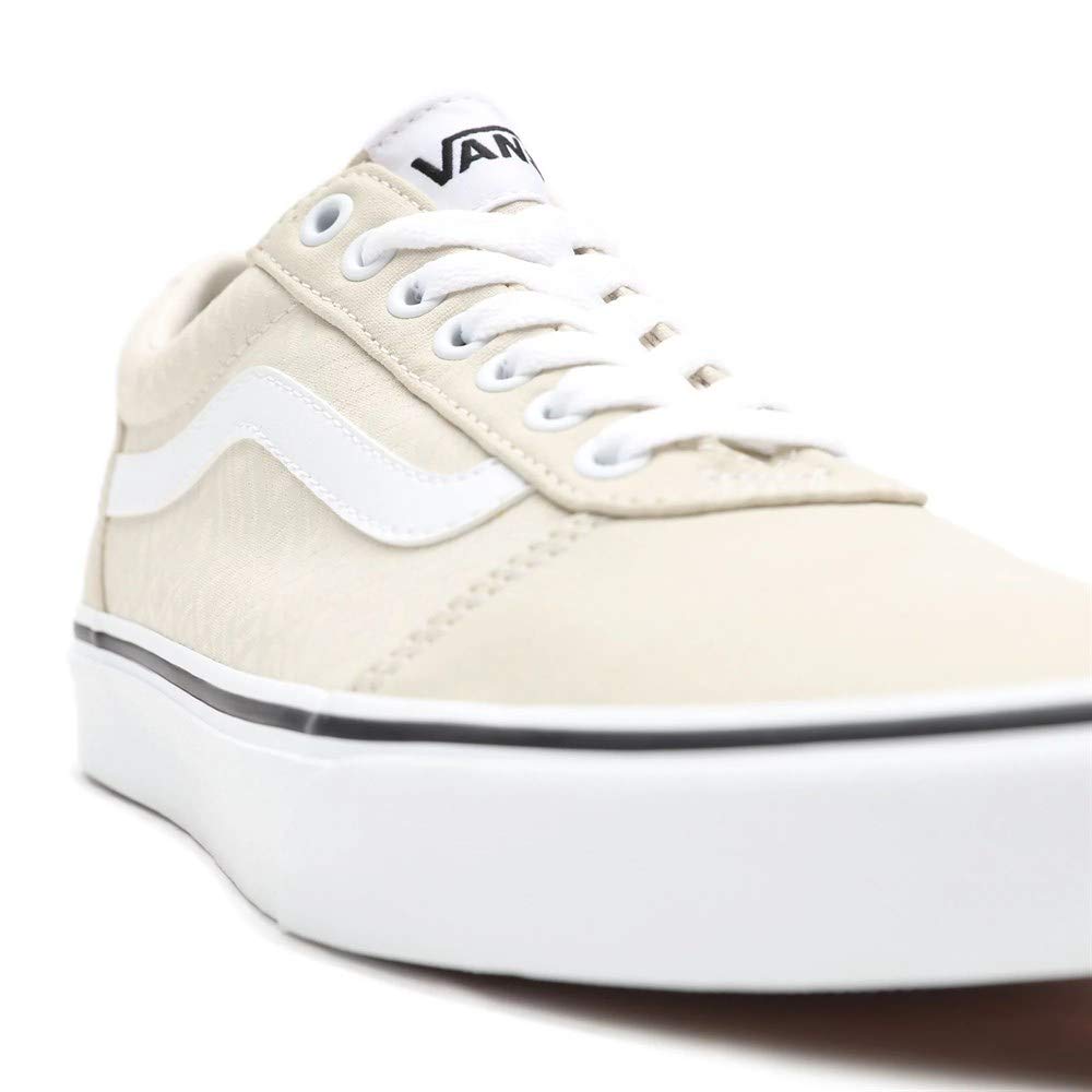 Vans Men's Ward Canvas Sneaker, OTW Logo Turtledove White, 11