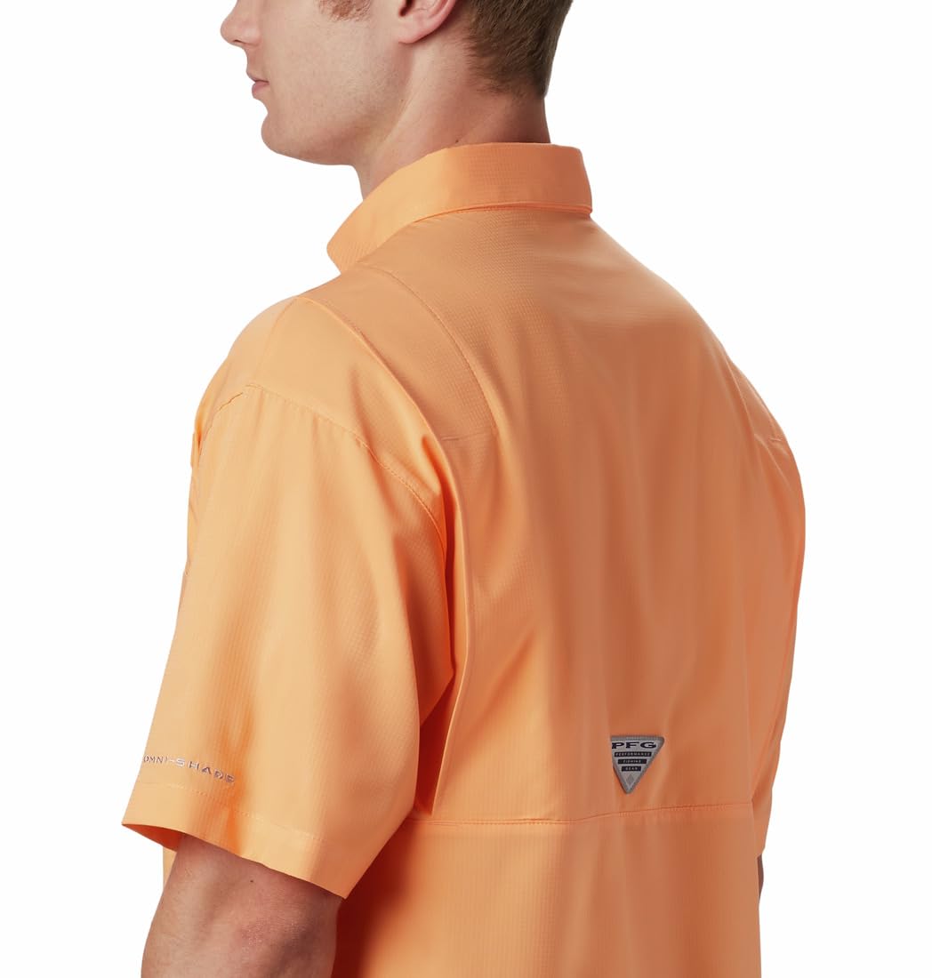 Columbia Men's Standard Tamiami II SS Shirt, Bright Nectar, X-Small