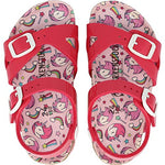 Birkenstock Girl's Sandal, Fuchsia Tulip Unicorn, 32 EU Étroit