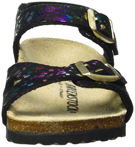 Birkenstock Rio Kids Black Confetti Pop Microfiber 7 US Infant