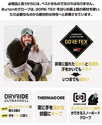 Burton (Burton) WB Approach Glove u-menzuapuro-tiguro-bu , black