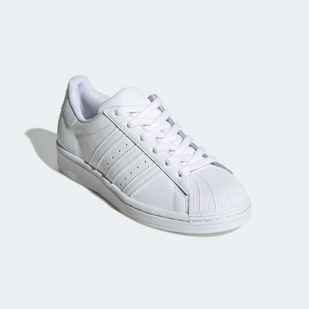 adidas Originals Baby Unisex's Superstar Sneaker, White, 5 infant US