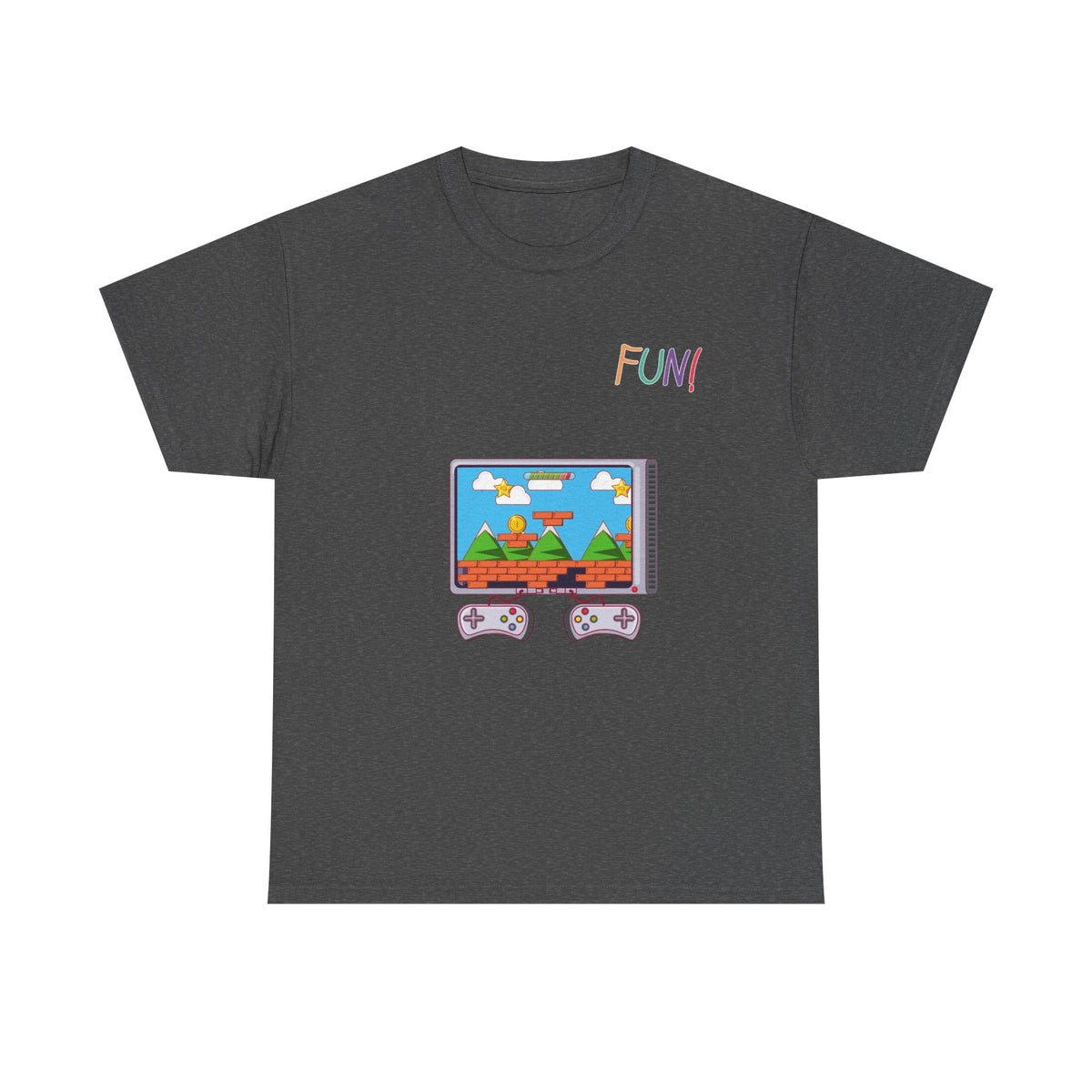 "FUN!!" Retro Gaming T-Shirt