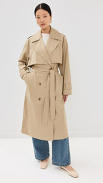 Joe's Jeans Women's The Elizabeth Trench Coat, Biscotti